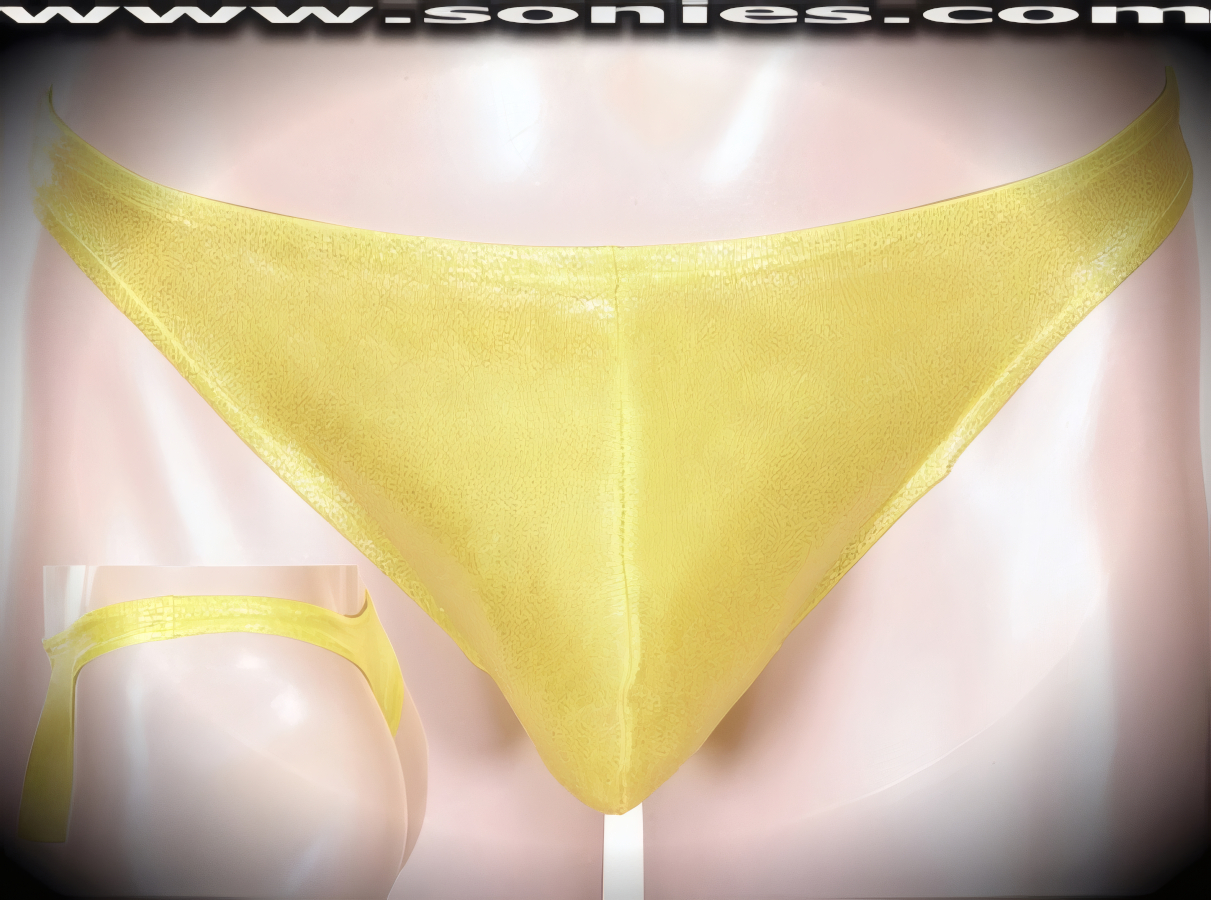 Man's Taranaki dance-wear stardust Lycra thong underwear