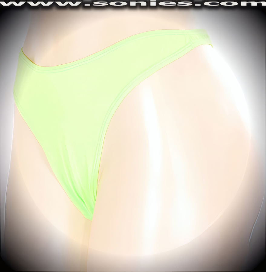 Himalaya low-rise stretch Lycra thong panty with scoop front