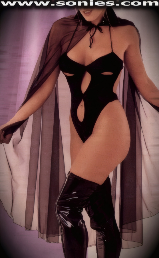 Midnight Rendezvous Velour Fantasy Cape Set