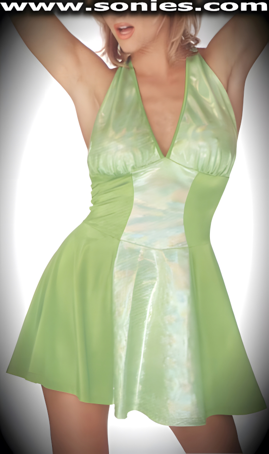 Tirich Mir Halter Micro-Mini Dress