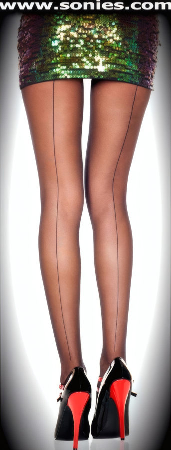 Yvonne Sheer Backseam Pantyhose