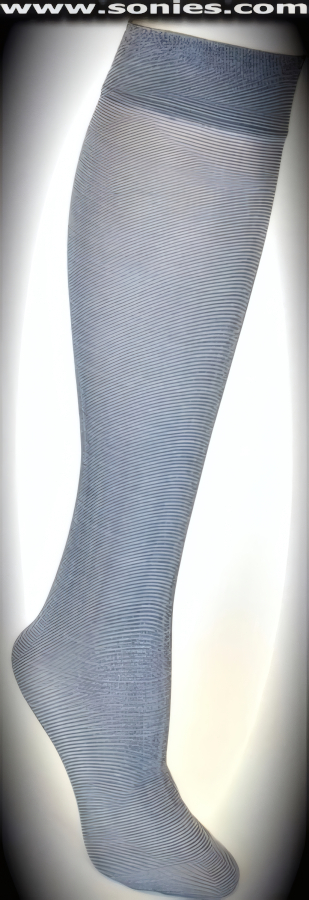 Almudena knee high socks with stripes