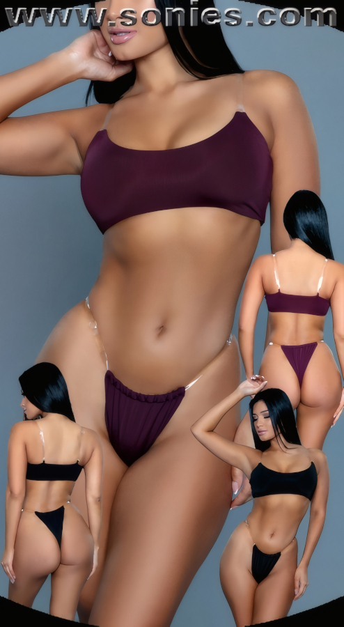 Sloane Stretch Lycra Two-Piece Swimsuit Set