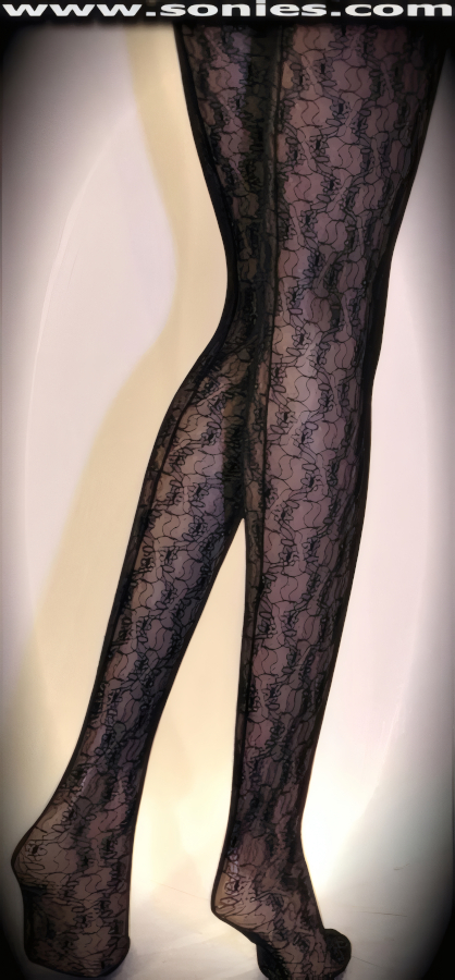 Xenophon Sheer Lace Backseam Pantyhose