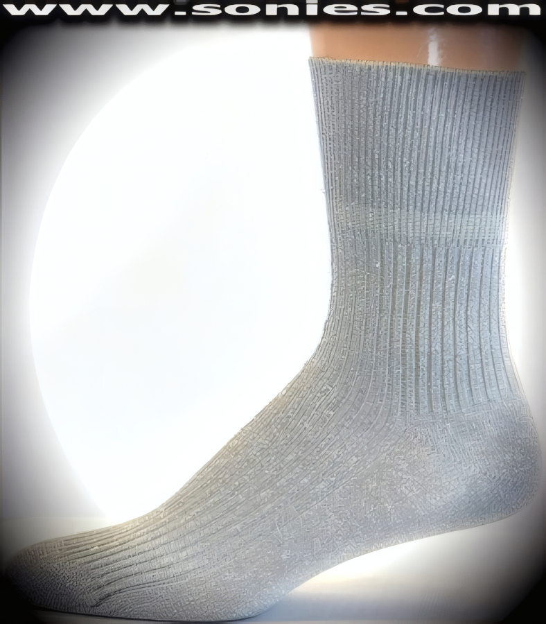 Voguish Toe-Riffic dress crew socks with glitter Lurex