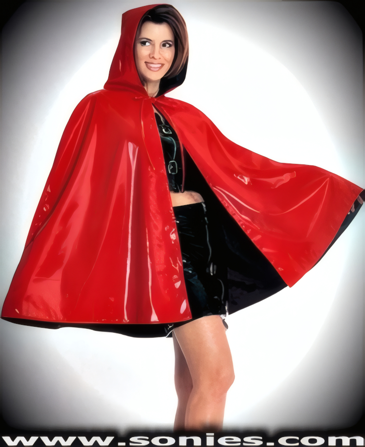 Hesperus vinyl medium length cape