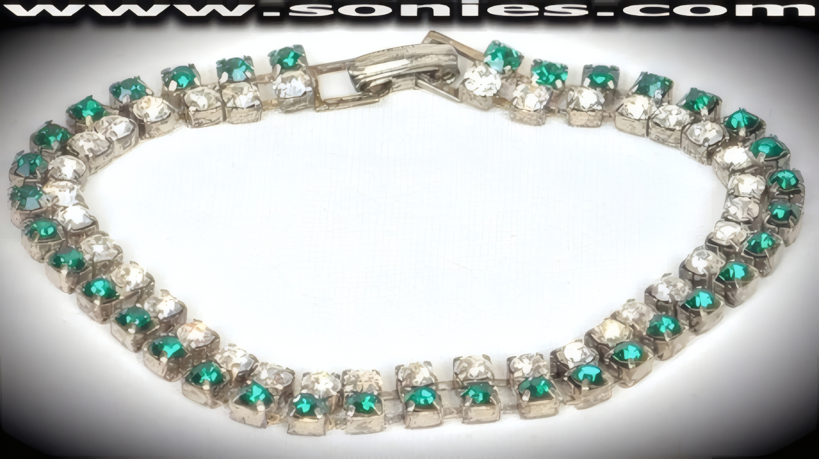 Cupid glamor 2 row rhinestone bracelet