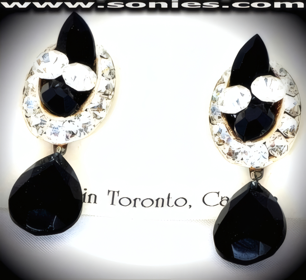 Calypso handmade fine Austrian crystal earrings