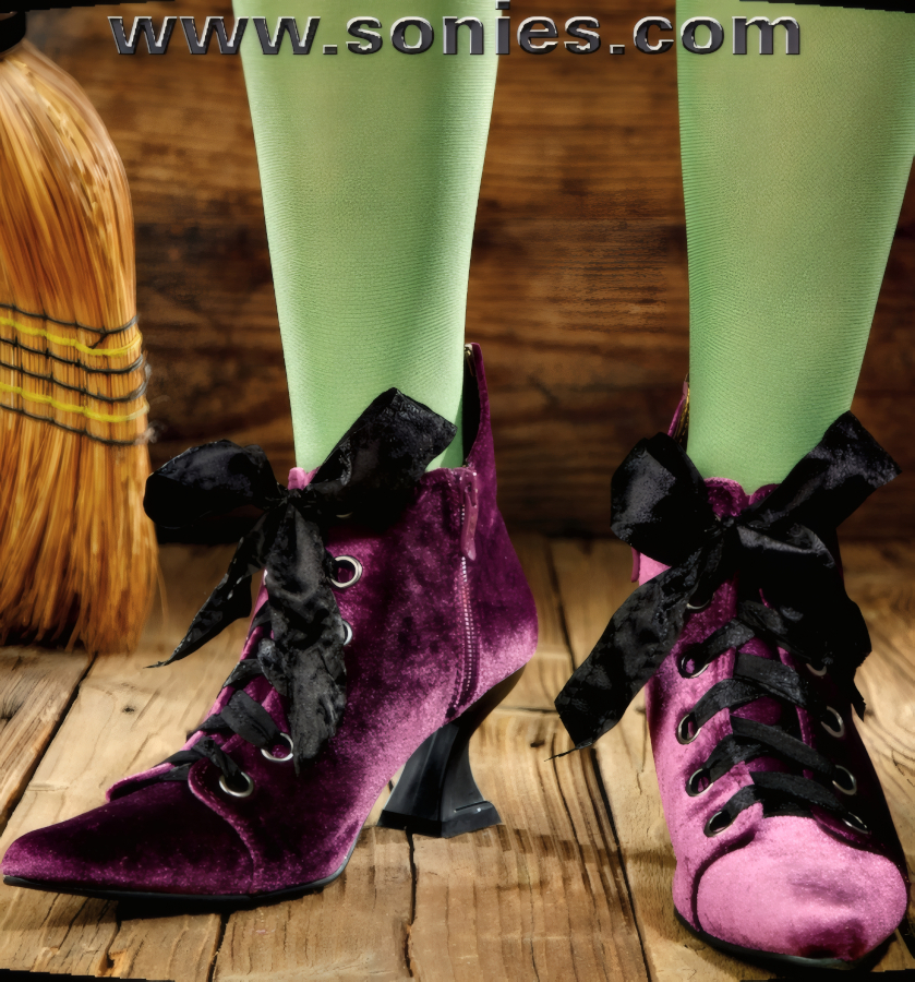 Cordelia Velvet Booties 3-Inch Heel