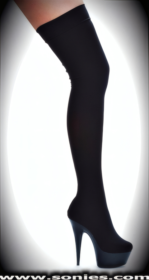 Ski 6-Inch Stretch Lycra Thigh-High Boots