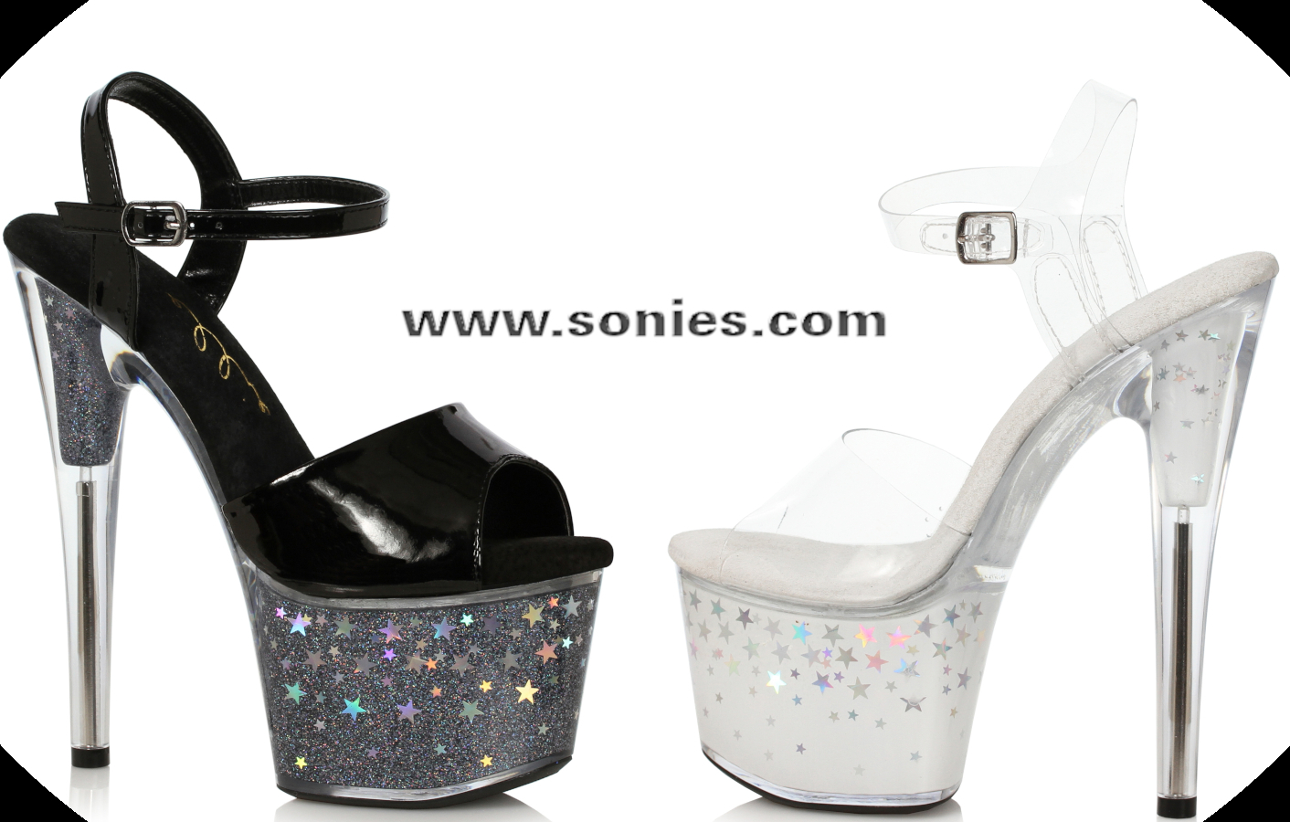 Malia 7-Inch Sparkly Star Sandals
