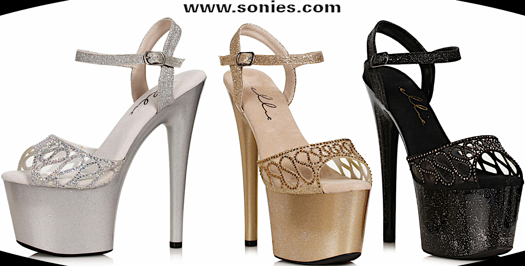 Unity 7-Inch Open-Toe Platform Shoes