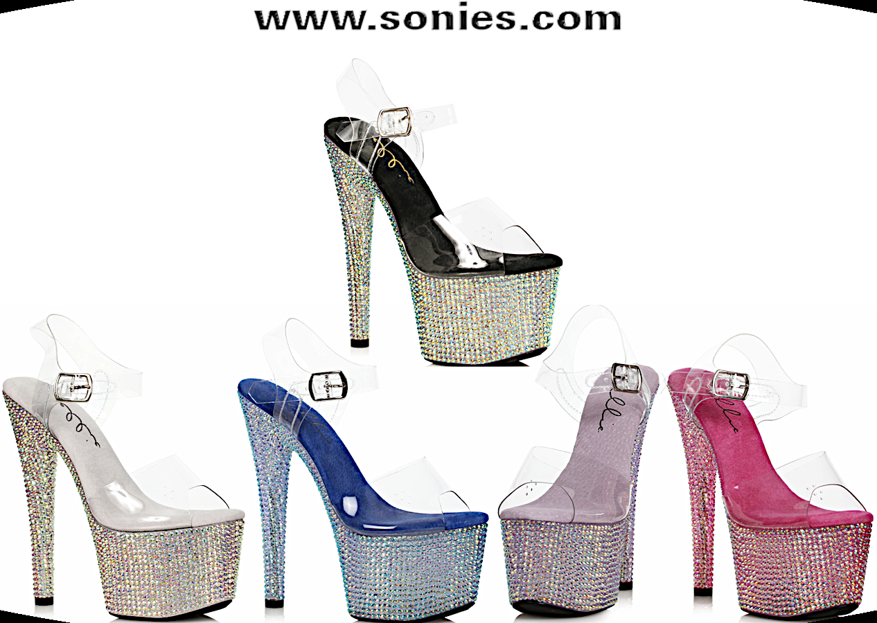 Ziamond 7-Inch Rhinestone Sandals