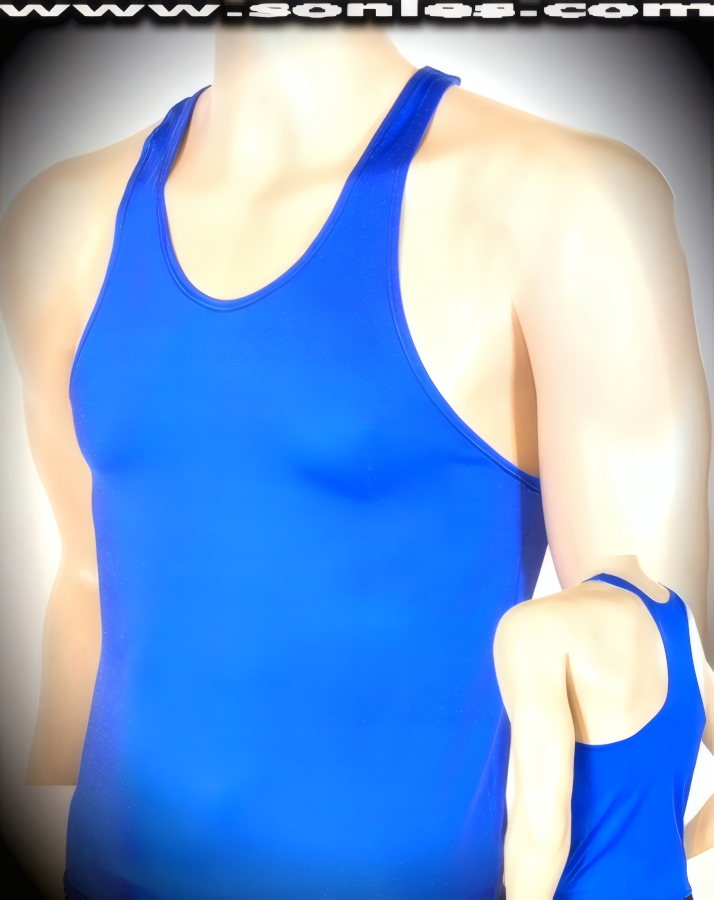 Man's Cvrsnica physique tracing Lycra muscle shirt