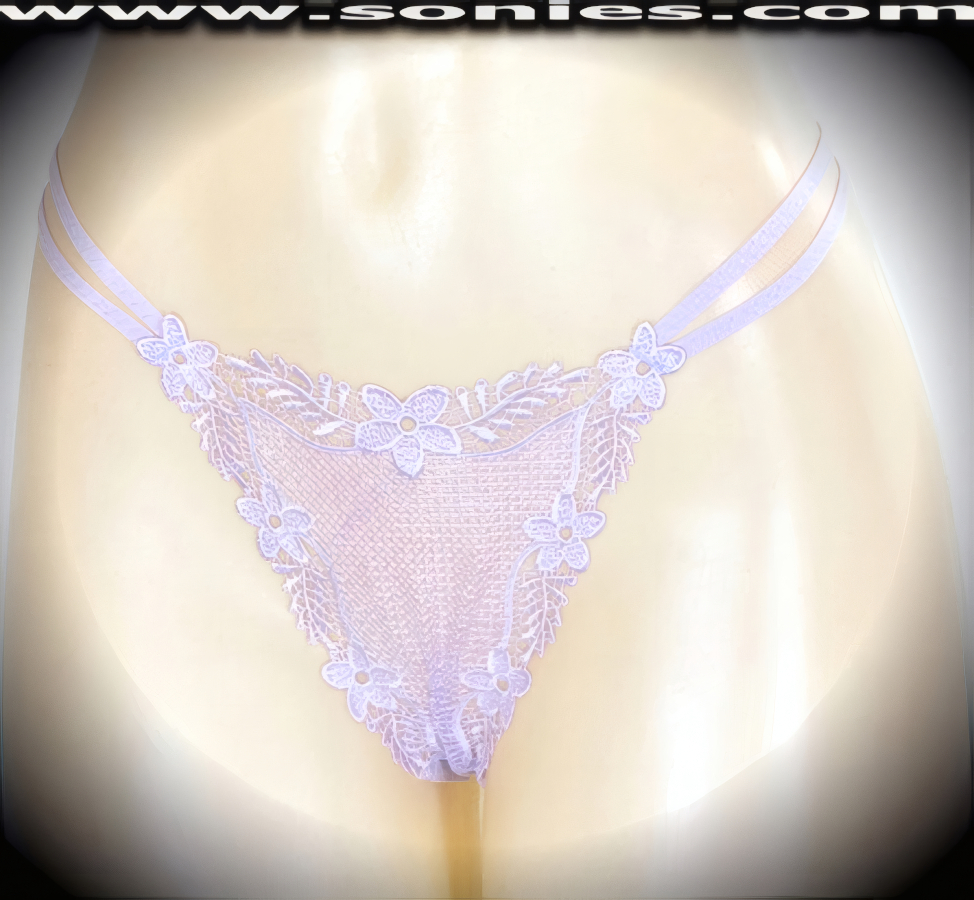 Scarlett Dance-Wear Low-Rise Lace & Lycra Thong Panty
