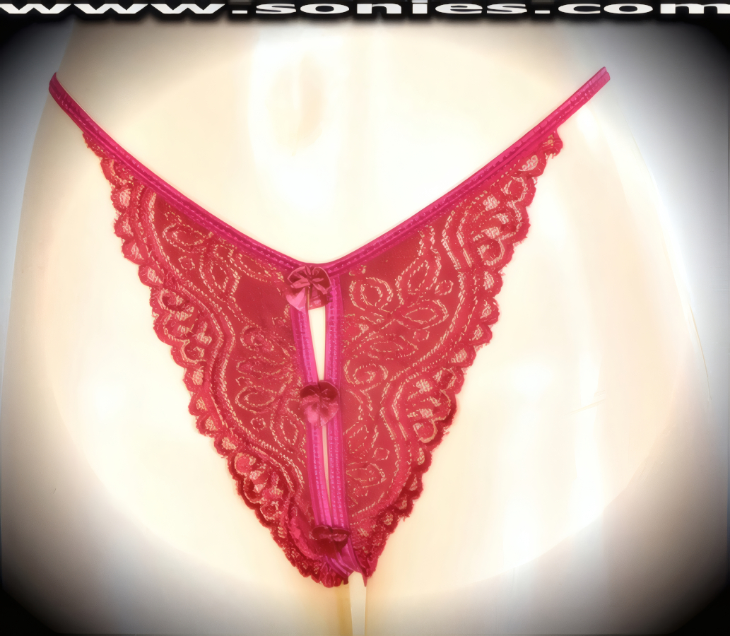 Manaslu Low-Rise Lace Ouvert G-String Panty