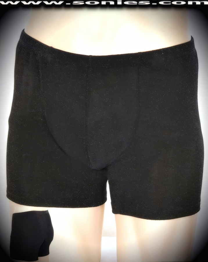 Men's Julius II glittery slinky Lycra dance-wear shorts
