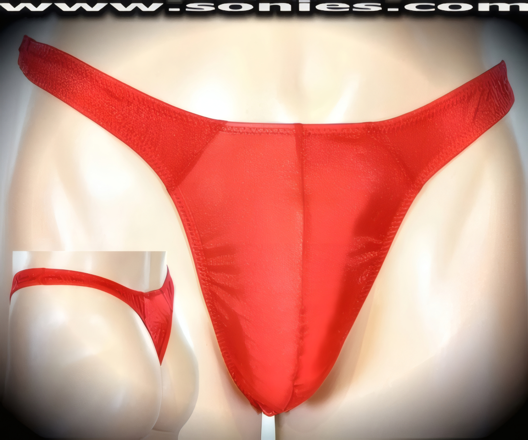Don Quijote Men’s Stretch Semi-Sheer Lycra Dance-Wear Thong