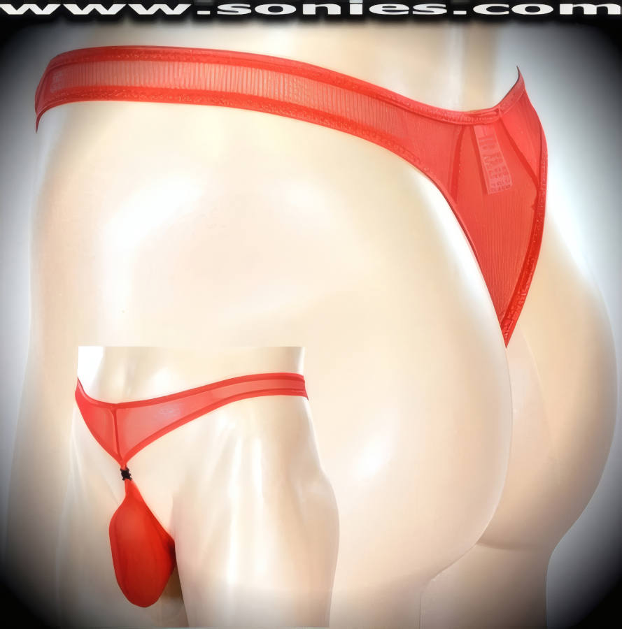 Nayarit Mesh Lycra Thong with Front Clasp