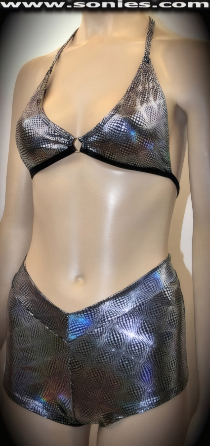 Hkakabo Razi Diamond Lycra Two-Piece Set
