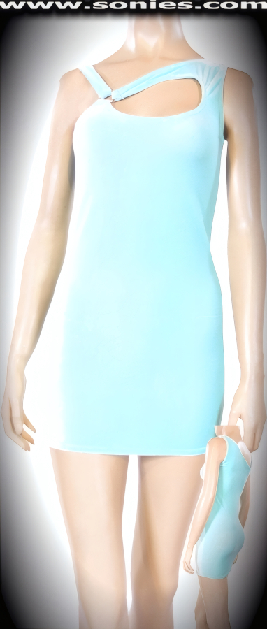 Kinabalu Velvet Lycra Micro-Mini Dress