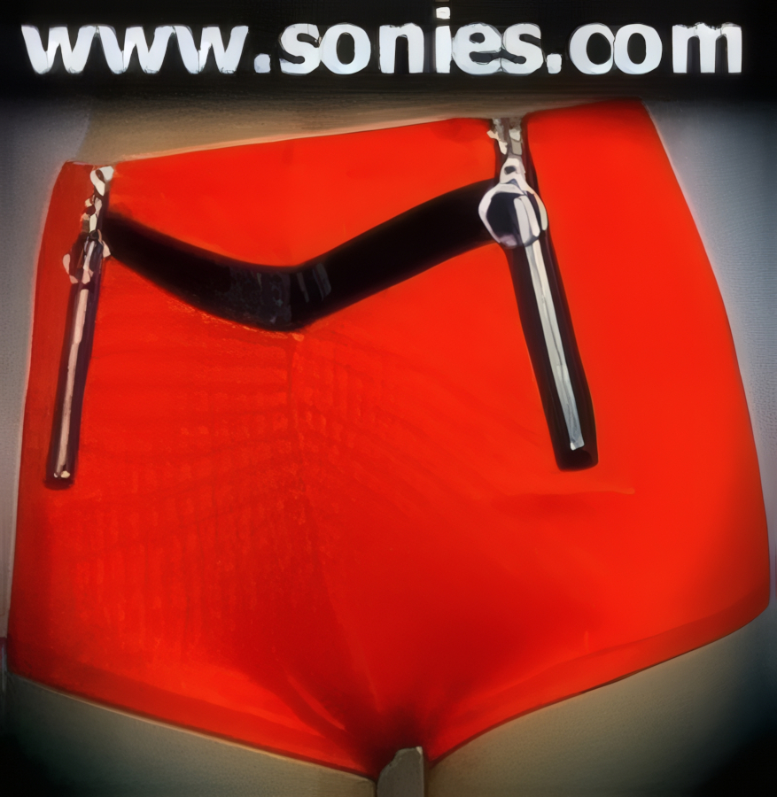 Primavera waffle Lycra shorts with dual zipper front sides