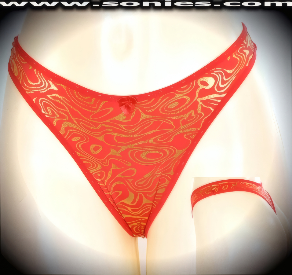 Austria Satin Lycra Thong Panty