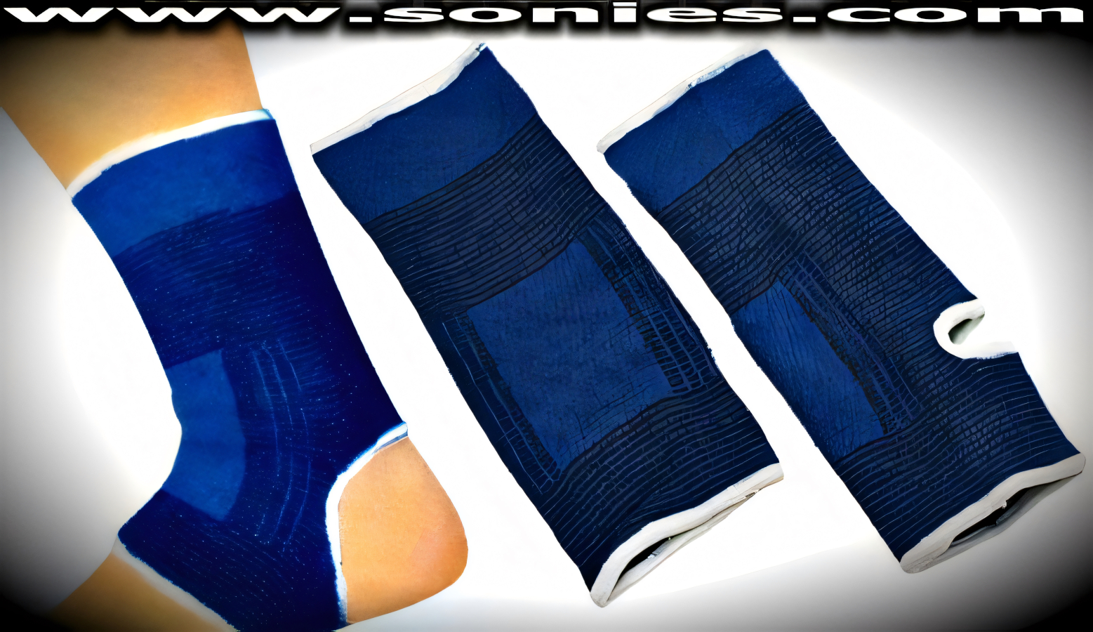 Easy to wear ankle support sleeve band
